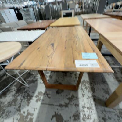 EX DISPLAY JINDALEE MARRI DINING TABLE, 1800MM SOLD AS IS