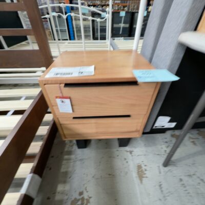 EX DISPLAY SOUTH WHARF BEDSIDE TABLE, TASMANIAN OAK, SOLD AS IS EX DISPLAY SOUTH WHARF BEDSIDE TABLE, TASMANIAN OAK, SOLD AS IS