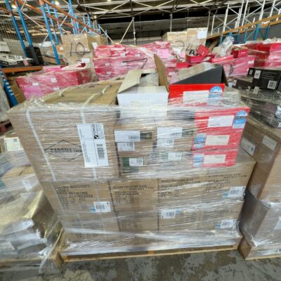 PALLET OF ASSORTED DESIGNER TAPWARE INCLUDING DORF, CLARK, ASTRA WALKER, ETC SOLD AS IS