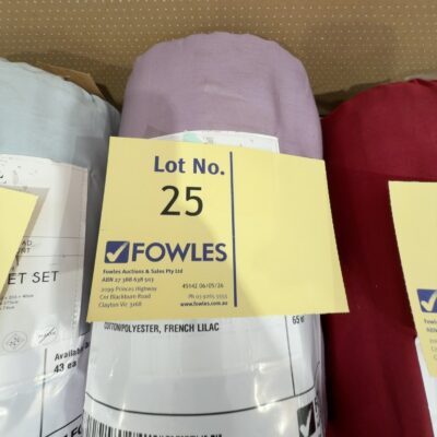 NEW QUEEN SIZE 1000TC SHEET SET - COTTON/POLYESTER, FRENCH LILAC NEW QUEEN SIZE 1000TC SHEET SET - COTTON/POLYESTER, FRENCH LILAC