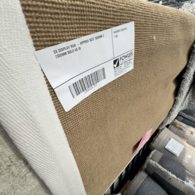 EX DISPLAY RUG - APPROX SIZE 1600MM X 2300MM SOLD AS IS
