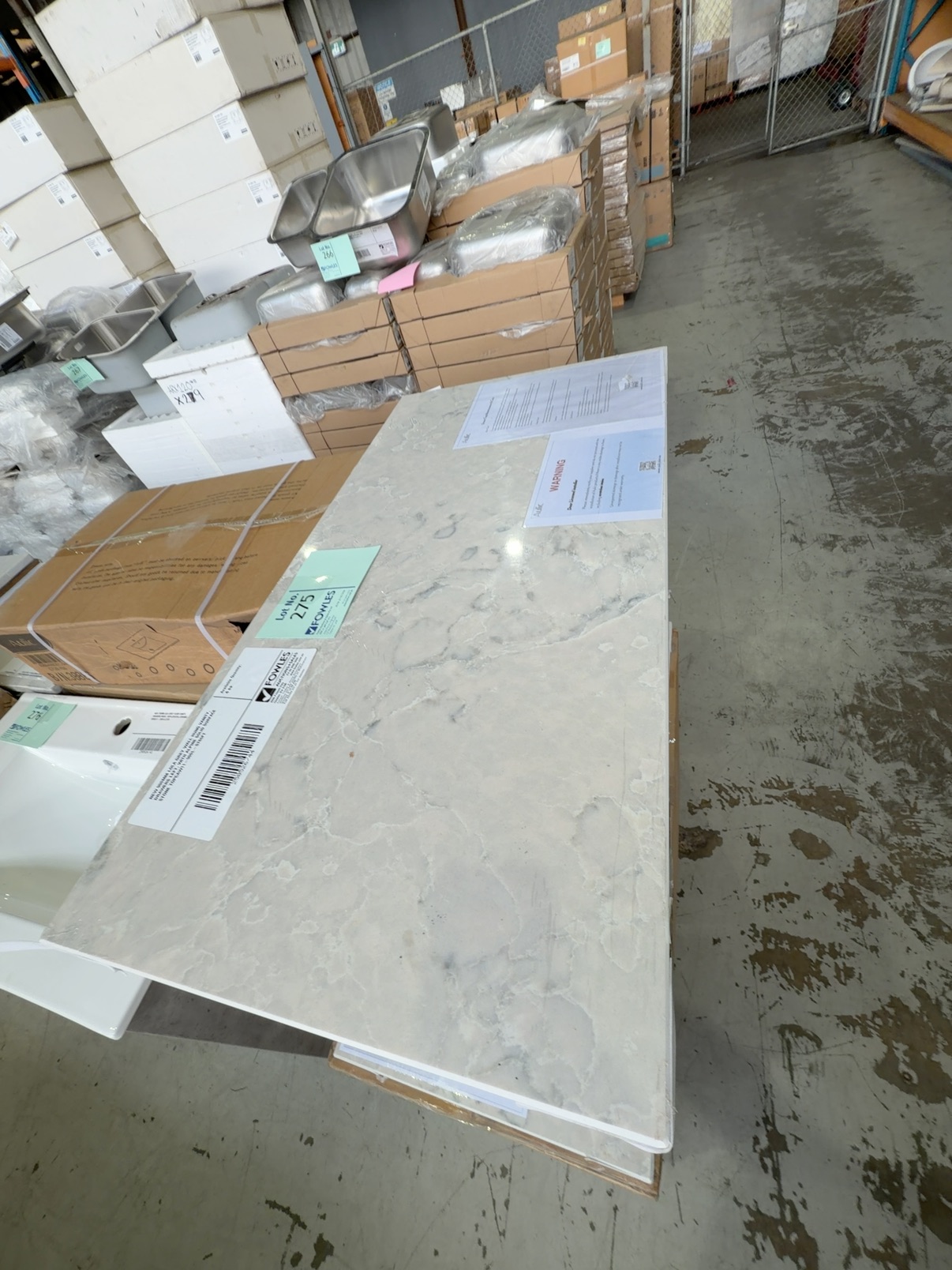 NEW 900MM LOLA GREY WALL HUNG VANITY, DRAWERS LEFT, WITH ALPINE SOLID SURFACE STONE TOP CAW11-900L-ST86FT NEW 900MM LOLA GREY WALL HUNG VANITY, DRAWERS LEFT, WITH ALPINE SOLID SURFACE STONE TOP CAW11-900L-ST86FT