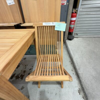 NEW PLANTATION TEAK FOLDING DINING CHAIRS RRP$189 EACH NEW PLANTATION TEAK FOLDING DINING CHAIRS RRP$189 EACH