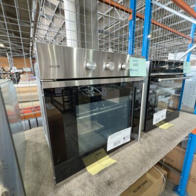 EX DISPLAY EURO EO60SOSX 600MM ELECTRIC OVEN WITH SIDE OPENING DOOR, 8 COOKING FUNCTIONS, TRIPLE GLAZED DOOR WITH 3 MONTH WARRANTY EX DISPLAY EURO EO60SOSX 600MM ELECTRIC OVEN WITH SIDE OPENING DOOR, 8 COOKING FUNCTIONS, TRIPLE GLAZED DOOR WITH 3 MONTH WARRANTY