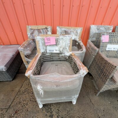 SAMPLE WICKER DINING CHAIR RRP$259 EACH
