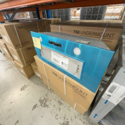 BRAND NEW BOXED TISIRA ARU75AX-L, 75CM UNDERMOUNT RANGEHOOD, 3 SPEED SETTINGS, 700M3/H AIR FLOW, REAR LED LIGHTS WITH 12 MONTH WARRANTY RRP$599