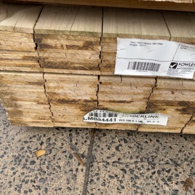 150X12 TAN E TREATED PINE FENCE PALINGS-150/1.5