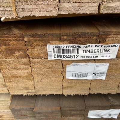 150X12 TAN E TREATED PINE FENCE PALINGS-150/1.5 150X12 TAN E TREATED PINE FENCE PALINGS-150/1.5