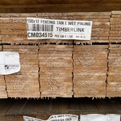 150X12 TAN E TREATED PINE FENCE PALINGS-150/1.5