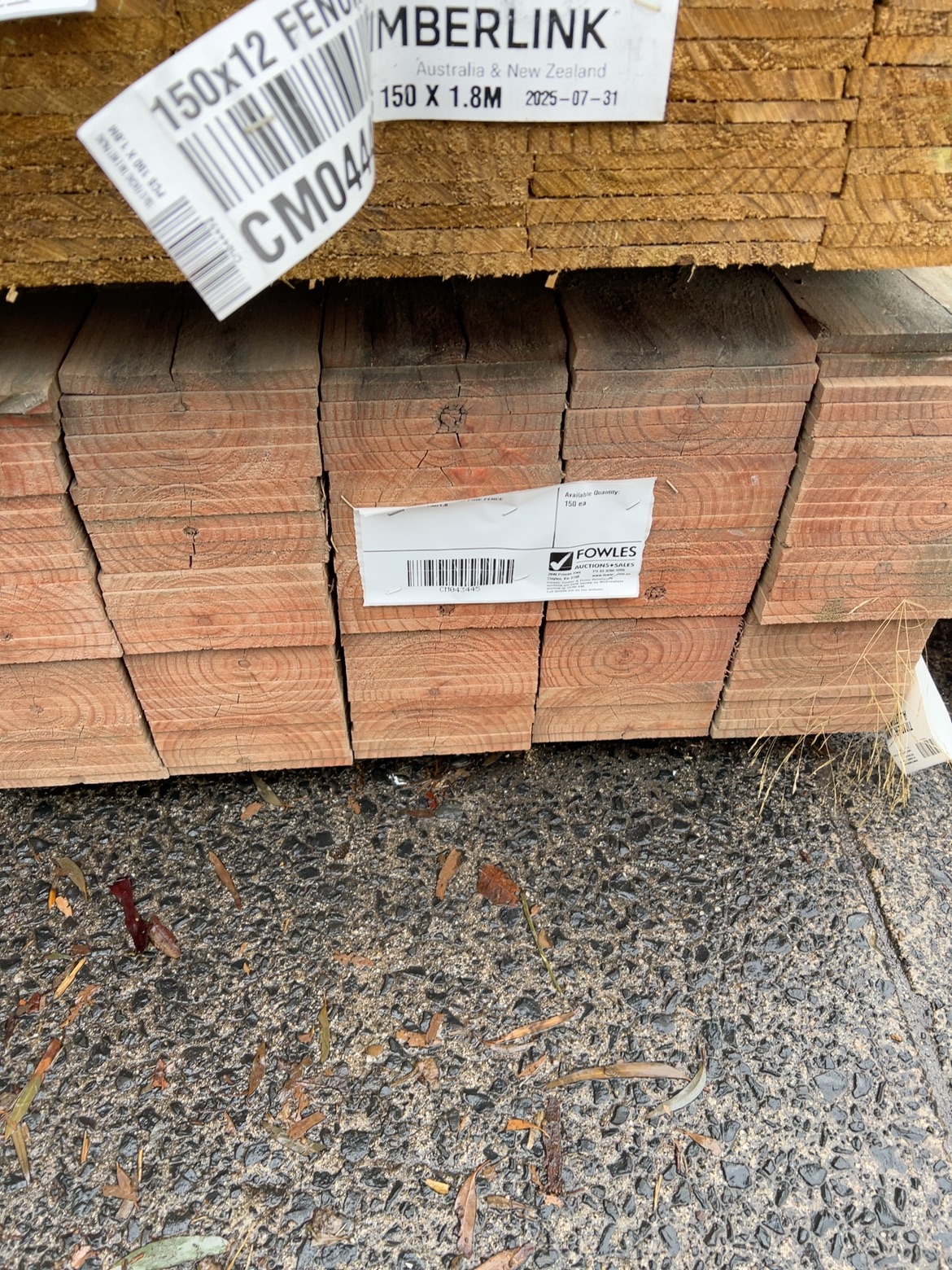 150X12 TAN E TREATED PINE FENCE PALINGS-150/1.8 150X12 TAN E TREATED PINE FENCE PALINGS-150/1.8