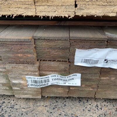 150X12 TAN E TREATED PINE FENCE PALINGS-150/1.5 150X12 TAN E TREATED PINE FENCE PALINGS-150/1.5