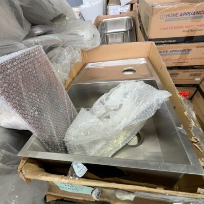 NEW TECHNIKA TSF101SD 800MM S/STEEL SINGLE BOWL SINK, 3 MONTH WARRANTY NEW TECHNIKA TSF101SD 800MM S/STEEL SINGLE BOWL SINK, 3 MONTH WARRANTY