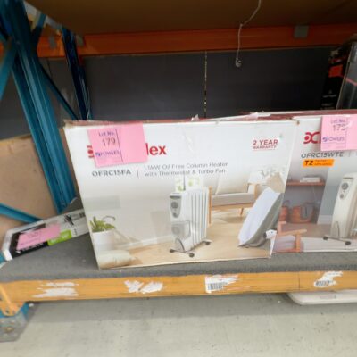 EX DISPLAY DIMPLEX 1.5KW OIL FREE COLUMN HEATER WITH FAN, OFRC15FA, RRP$139 WITH 3 MONTH WARRANTY EX DISPLAY DIMPLEX 1.5KW OIL FREE COLUMN HEATER WITH FAN, OFRC15FA, RRP$139 WITH 3 MONTH WARRANTY