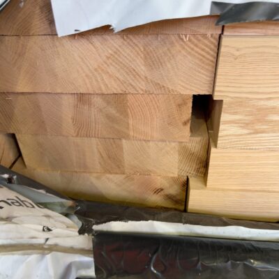 290X68 GLACIAL OAK STANDARD GRADE DAR LAM KD HARDWOOD CHOPPING BLOCKS