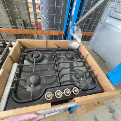 NEW ILVE NOSTALGIE 600MM 4 BURNER GAS COOKTOP, MATT GRAPHITE, HCB60CN/MGC, RRP$1999, 24 MONTH WARRANTY NEW ILVE NOSTALGIE 600MM 4 BURNER GAS COOKTOP, MATT GRAPHITE, HCB60CN/MGC, RRP$1999, 24 MONTH WARRANTY