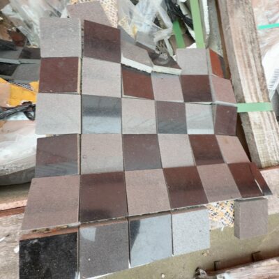PALLET OF BLACK MOSAIC TILES 305MM X 305MM X 10MM SOLD AS IS PALLET OF BLACK MOSAIC TILES 305MM X 305MM X 10MM SOLD AS IS