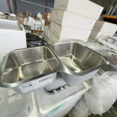 NEW FRANKE ARX 120-35/33 ARIANE DOUBLE UNDERMOUNT SINK WITH FRANKE WASTES 655/662/094 X 1