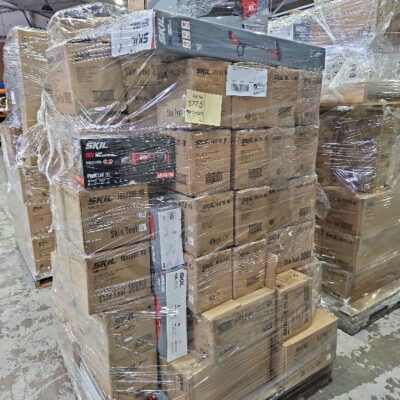 PALLET OF ASSORTED SKIIL POWER TOOLS SOLD AS IS
