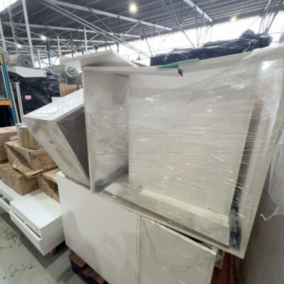 PALLET OF CUSTOM MADE CABINETS, SOLD AS IS PALLET OF CUSTOM MADE CABINETS, SOLD AS IS
