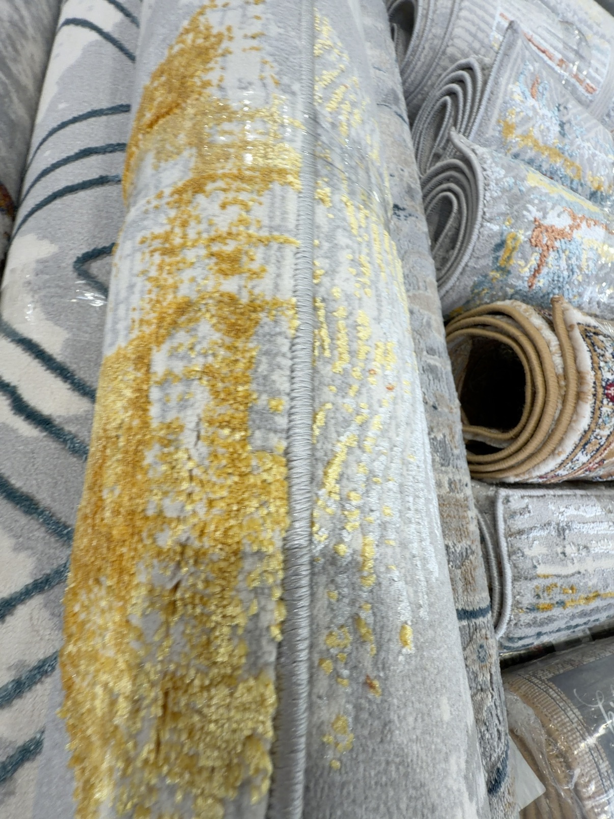 NEW MACHINE MADE MODERN RUG 230CM X 160CM, 03357A GREY NEW MACHINE MADE MODERN RUG 230CM X 160CM, 03357A GREY
