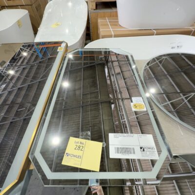EX SHOWROOM DISPLAY - FRAMELESS  LED MIRROR 1000MM X 600MM, SOLD AS IS NO WARRANTY