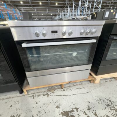 EX DISPLAY OMEGA 900MM DUAL FUEL FREESTANDING OVEN, 9 COOKING FUNCTIONS, TRIPLE GLAZED DOOR, RRP$1699