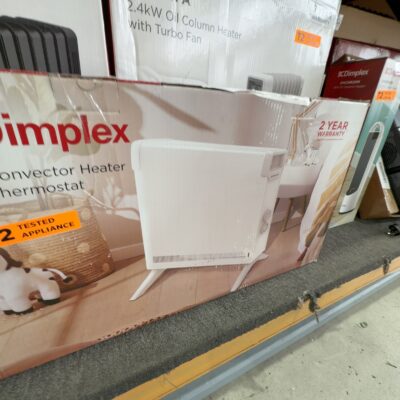 BOX DAMAGE STOCK - DIMPLEX 2KW CONVECTOR HEATER WITH THERMOSTAT, ML2TS, 3 MONTH WARRANTY BOX DAMAGE STOCK - DIMPLEX 2KW CONVECTOR HEATER WITH THERMOSTAT, ML2TS, 3 MONTH WARRANTY