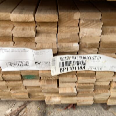 70X22 TAN E H3 TREATED PINE DECKING-170/5.1 (THIS PACK IS AGED STOCK AND SOLD AS IS) 70X22 TAN E H3 TREATED PINE DECKING-170/5.1 (THIS PACK IS AGED STOCK AND SOLD AS IS)