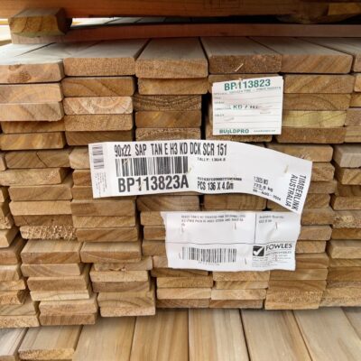 90X22 TAN E H3 TREATED PINE DECKING-136/4.8 (THIS PACK IS AGED STOCK AND SOLD AS IS)