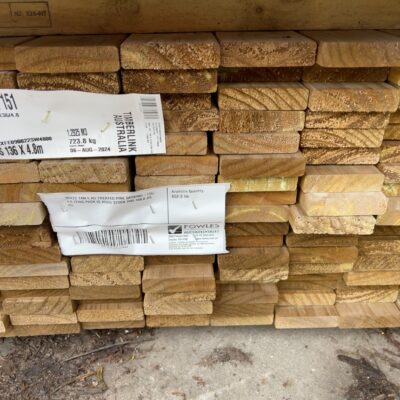 90X22 TAN E H3 TREATED PINE DECKING-136/4.8 (THIS PACK IS AGED STOCK AND SOLD AS IS) 90X22 TAN E H3 TREATED PINE DECKING-136/4.8 (THIS PACK IS AGED STOCK AND SOLD AS IS)
