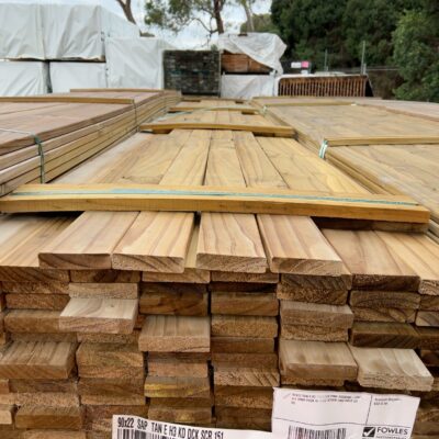 90X22 TAN E H3 TREATED PINE DECKING-136/4.8 (THIS PACK IS AGED STOCK AND SOLD AS IS) 90X22 TAN E H3 TREATED PINE DECKING-136/4.8 (THIS PACK IS AGED STOCK AND SOLD AS IS)