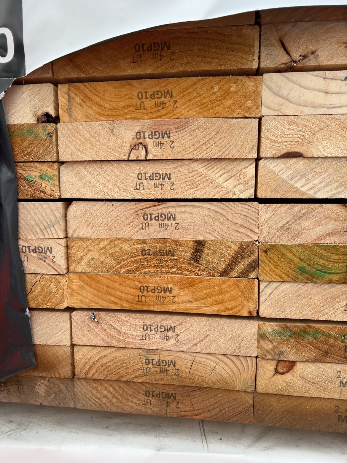 240X45 MGP10 PINE-42/2.4 (THIS PACK IS AGED STOCK AND SOLD AS IS) 240X45 MGP10 PINE-42/2.4 (THIS PACK IS AGED STOCK AND SOLD AS IS)
