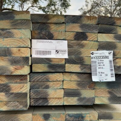 190X45 T2 BLUE MGP10 PINE PINE-44/3.0 (THIS PACK IS AGED STOCK AND SOLD AS IS) 190X45 T2 BLUE MGP10 PINE PINE-44/3.0 (THIS PACK IS AGED STOCK AND SOLD AS IS)