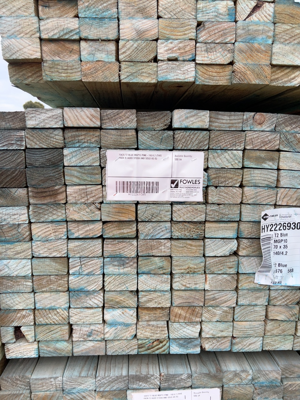 70X35 T2 BLUE MGP10 PINE-140/4.2 (THIS PACK IS AGED STOCK AND SOLD AS IS) 70X35 T2 BLUE MGP10 PINE-140/4.2 (THIS PACK IS AGED STOCK AND SOLD AS IS)