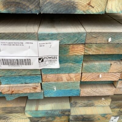 150X38 T3 GREEN TREATED PINE- (THIS PACK IS AGED STOCK AND SOLD AS IS)