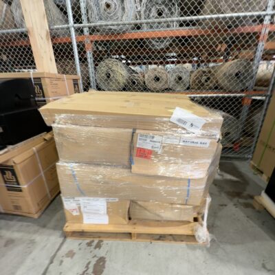 PALLET OF NATURAL GAS HEATER SH25MJNG, AND FLUES, SOLD AS IS
