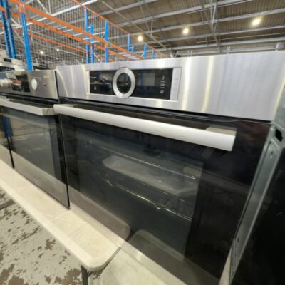 EX DISPLAY BOSCH SERIES 8 600MM ELECTRIC OVEN, PYROYLTIC HRG6767S2A, WITH 15 FUNCTIONS, SOLD AS IS NO WARRANTY