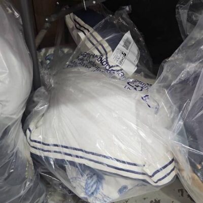 EX DISPLAY HOME STAGING FURNITURE - BAG OF ASSORTED DESIGNER CUSHIONS, SOLD AS IS