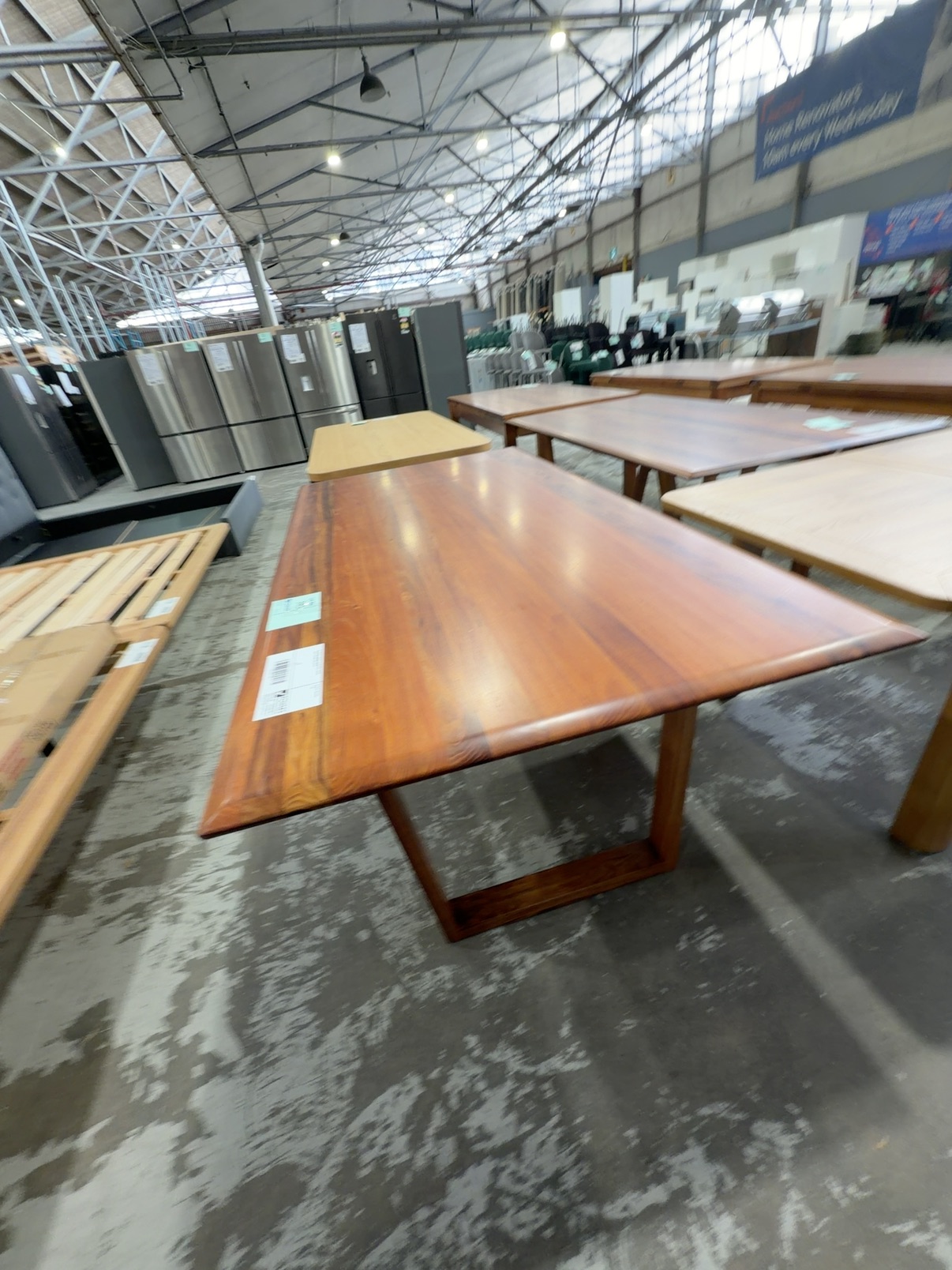EX DISPLAY HOBART BLACKWOOD DINING TABLE 2000MM SOLD AS IS EX DISPLAY HOBART BLACKWOOD DINING TABLE 2000MM SOLD AS IS