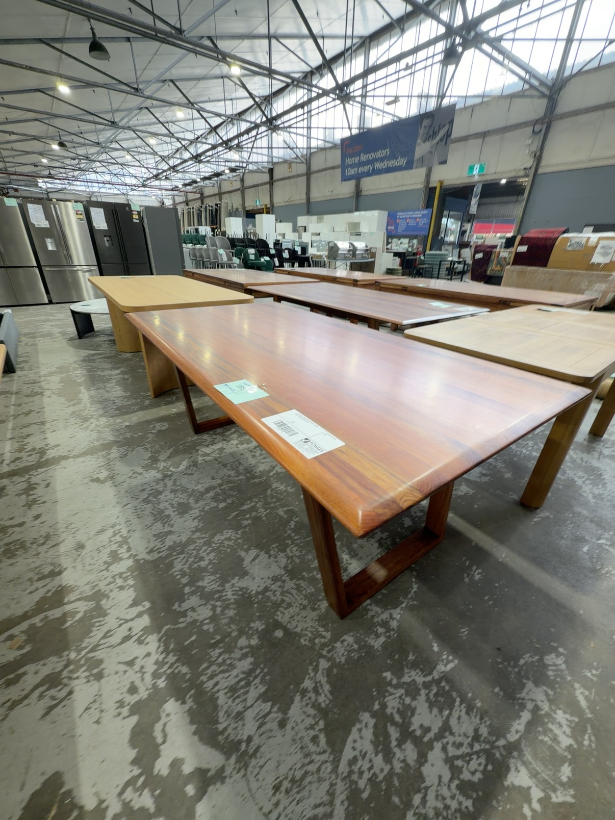 EX DISPLAY HOBART BLACKWOOD DINING TABLE 2000MM SOLD AS IS EX DISPLAY HOBART BLACKWOOD DINING TABLE 2000MM SOLD AS IS