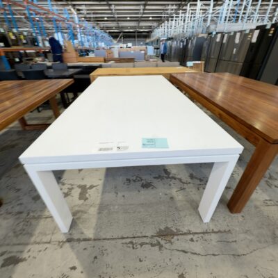 EX DISPLAY CALLIE WHITE ASH 2400MM DINING TABLE, SOLD AS IS EX DISPLAY CALLIE WHITE ASH 2400MM DINING TABLE, SOLD AS IS
