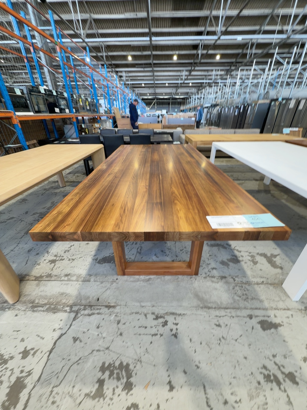 EX DISPLAY HAMILTON 2400MM BLACKWOOD DINING TABLE SOLD AS IS EX DISPLAY HAMILTON 2400MM BLACKWOOD DINING TABLE SOLD AS IS