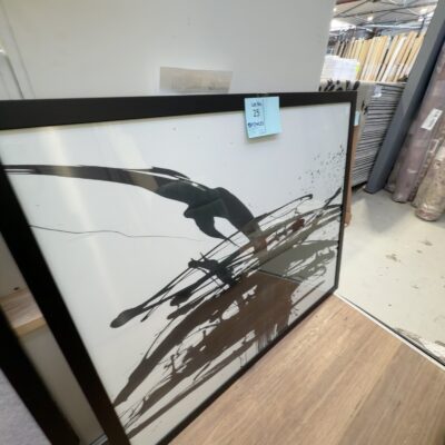 EX DISPLAY HOME FURNITURE - LARGE FRAMED ARTWORK, SOLD AS IS