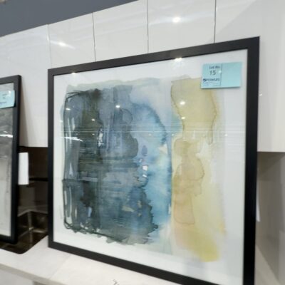 EX DISPLAY HOME FURNITURE - LARGE FRAMED ARTWORK, SOLD AS IS