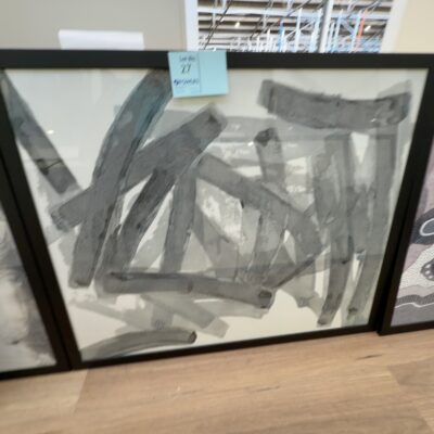 EX DISPLAY HOME FURNITURE - LARGE FRAMED ARTWORK, SOLD AS IS