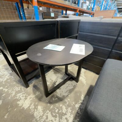 EX DISPLAY HOME FURNITURE - BLACK SIDE TABLE, SOLD AS IS EX DISPLAY HOME FURNITURE - BLACK SIDE TABLE, SOLD AS IS