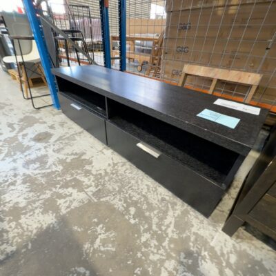 EX DISPLAY HOME FURNITURE - DARK TV UNIT 1590MM, SOLD AS IS EX DISPLAY HOME FURNITURE - DARK TV UNIT 1590MM, SOLD AS IS