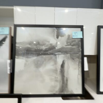 EX DISPLAY HOME FURNITURE - LARGE FRAMED ARTWORK, SOLD AS IS