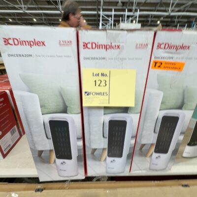 DAMAGED BOX STOCK - DIMPLEX CERAMIC HEATER 2KW, DHCERA20M, BRUSHLESS DC MOTOR TECHNOLOGY TO REDUCE ENERGY USAGE, RRP$115 WITH 3 MONTH WARRANTY