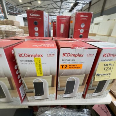 DAMAGED BOX STOCK - DIMPLEX CERAMIC HEATER 1.6KW, DHCR16M, BRUSHLESS DC MOTOR TECHNOLOGY TO REDUCE ENERGY USAGE, MANUAL CONTROLS RRP$99 WITH 3 MONTH WARRANTY